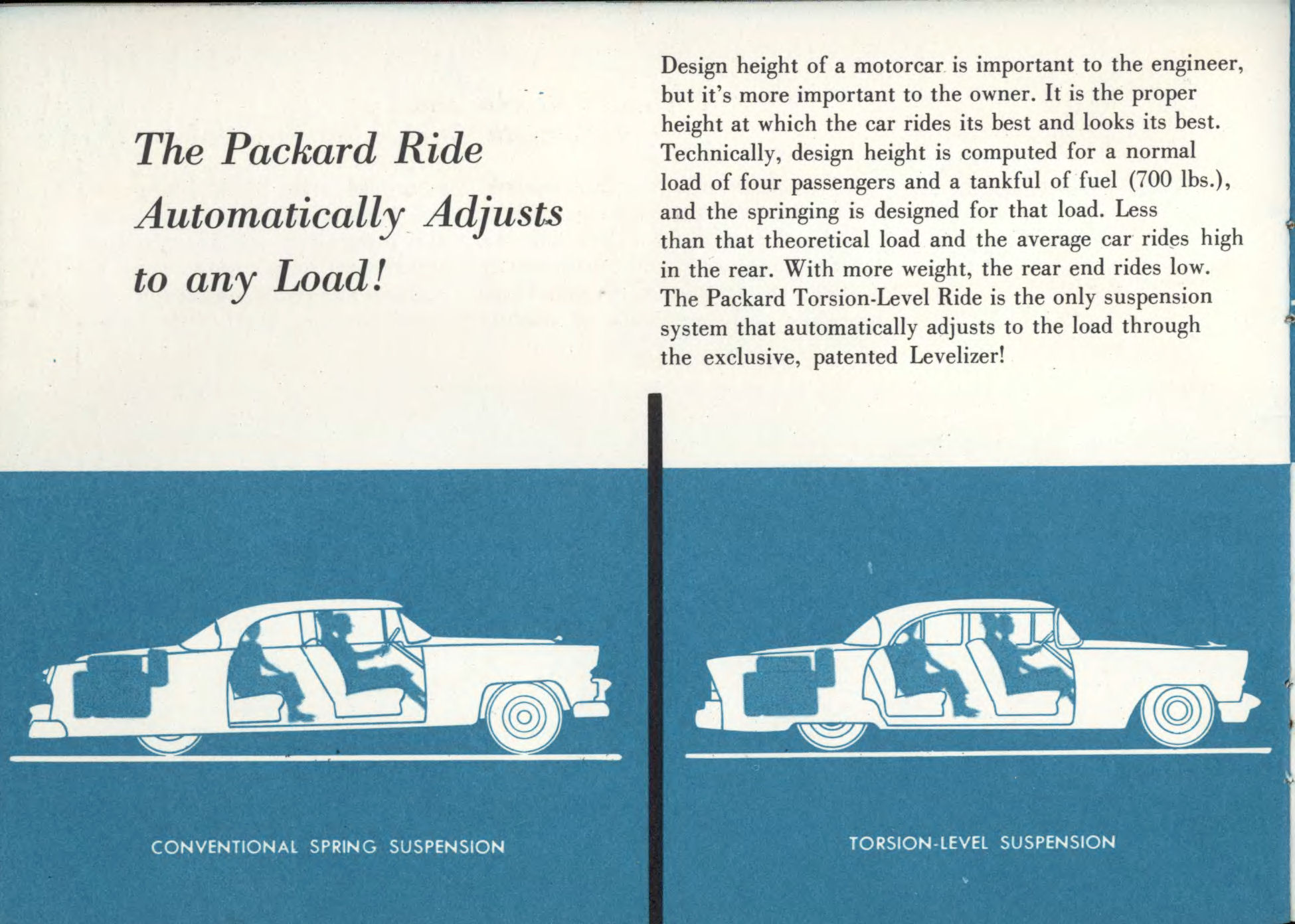 1955 Packard Torsion Ride Brochure Page 5